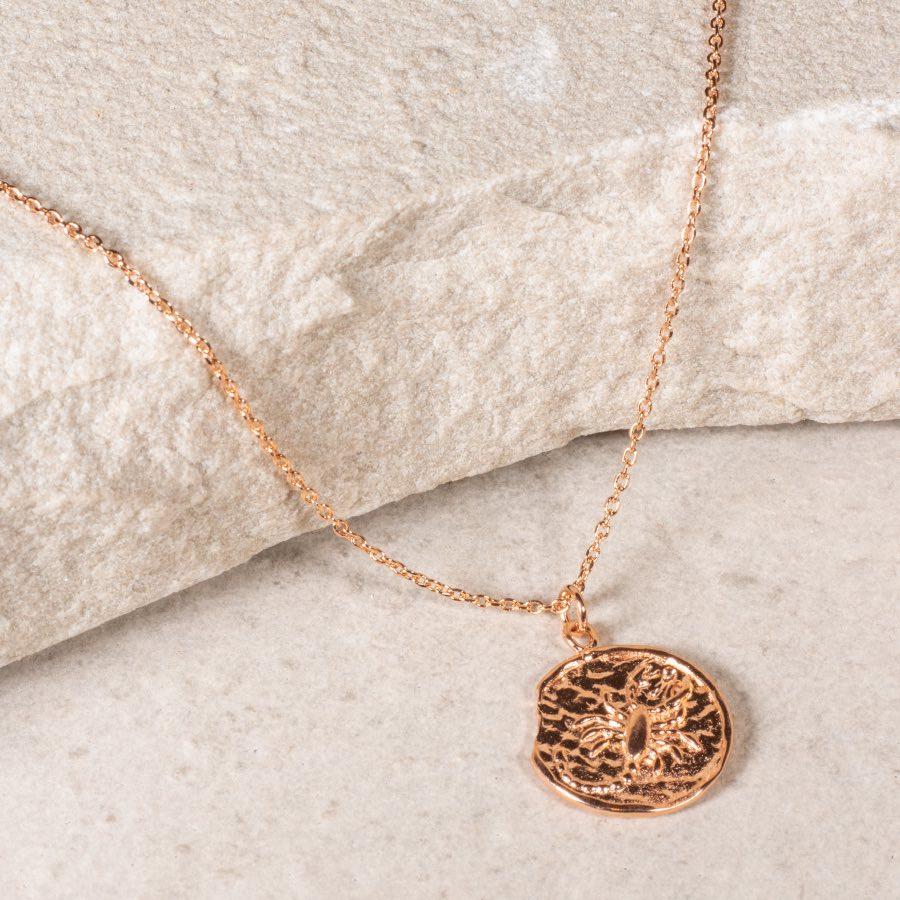 Scorpio Star Sign Necklace - Fine chain necklace featuring a delicate star sign pendant. Birth date October 23 - November 21 is for Scorpio. Available in Silver, Gold, and Rose Gold.